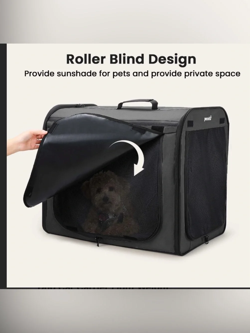 Dog Crate Carrier - Lightweight Portable Pet Crate